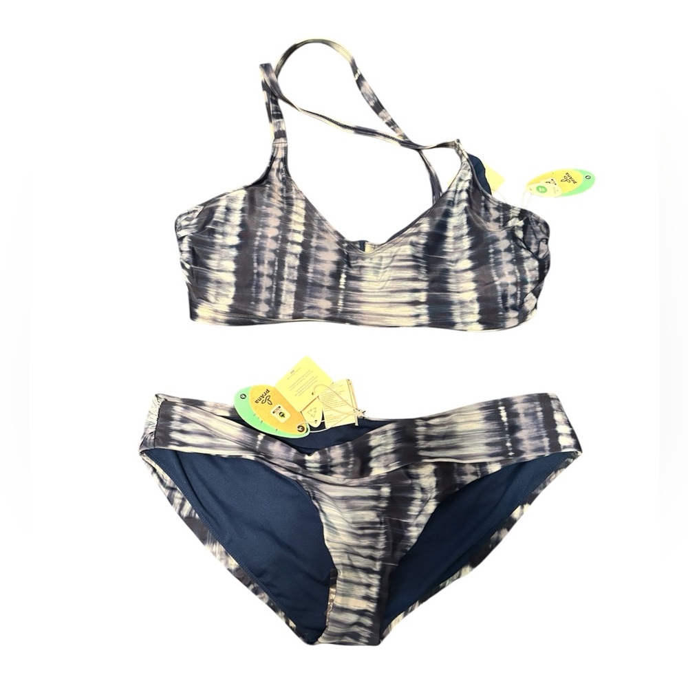 NWT Prana bikini swimsuit in size xl two piece blue